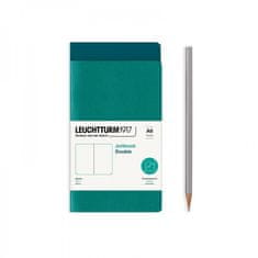 Aladine Notes Leuchtturm, A6, prázdný (sada 2 ks) – zelený