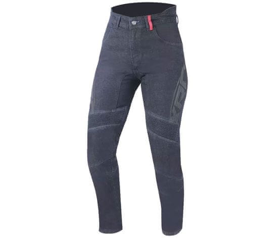 XRC Dámské džíny na moto Cropped jeans ladies blue