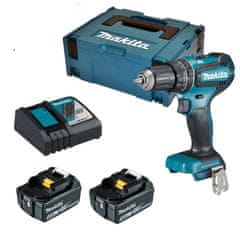 Makita DDF485RTJ bezuhlíkový šroubovák Li-ion LXT 18V/2x5,0 Ah,Makpac