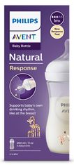 Philips Avent Láhev Natural Response 260 ml, 1m+, žirafa