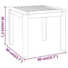 Vidaxl Konferenční stolek 40 x 40 x 36 cm masivní akáciové dřevo