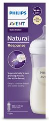 Láhev Natural Response transparentní 330 ml, 3m+