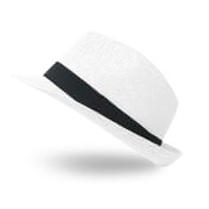 Aleszale Trilby Tomi Slaměný letní klobouk Dámské Pánské, 60 bílá
