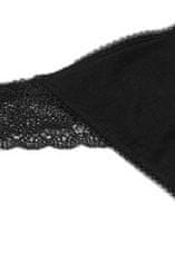 Victoria Secret Dámská tanga Crochet černé XS