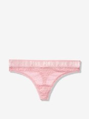 Victoria Secret Dámské tanga Lace Logo Thong S