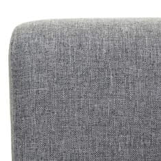 MCW Sada 6 jídelních židlí F61, lounge chair, látka/textil ~ tmavě šedá