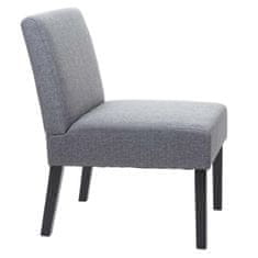 MCW Sada 6 jídelních židlí F61, lounge chair, látka/textil ~ tmavě šedá