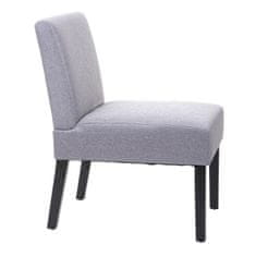 MCW Sada 2 jídelních židlí F61, lounge chair, látka/textil ~ šedá