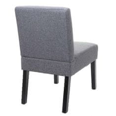 MCW Sada 6 jídelních židlí F61, lounge chair, látka/textil ~ tmavě šedá