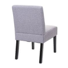 MCW Sada 2 jídelních židlí F61, lounge chair, látka/textil ~ šedá