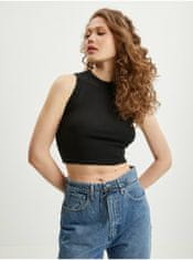 Guess Černý dámský crop top Guess Edie S