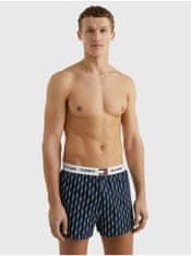 Tommy Hilfiger Tmavě modré pánské boxerky s motivem Tommy Hilfiger Tommy 85 Woven Boxer Print S