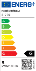 Peacock Batteries Pracovní svítilna 5W LED COB