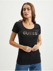 Guess Černé dámské tričko Guess S