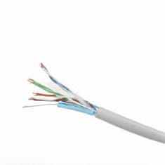 shumee Síťový kabel GEMBIRD FPC-5004E-L/100 (F/FTP; 100m; kat. 5e; šedá barva)