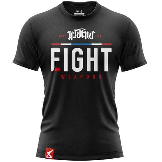 Fairtex Pánské Muay Thai tričko 8 weapons The Fight - černé