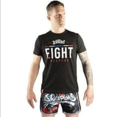 Fairtex Pánské Muay Thai tričko 8 weapons The Fight - černé