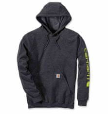 Carhartt Středně těžká mikina Signature Logo Carbon Sweatshirt