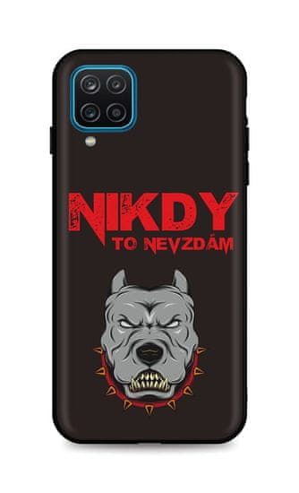 TopQ Kryt Samsung A12 silikon Nikdy to nevzdám 56790