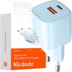 Mcdodo MCDODO NANO GaN USB/USB-C FAST CHARGER PD 33W | CH-0154