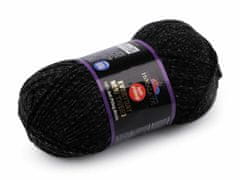 Kraftika 1ks (75112) černá příze pletací everyday new tweed 100 g