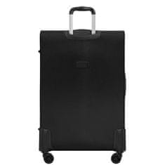 AVANCEA® Cestovní kufr GP8170 Black 4W černý L 79x48x31 cm