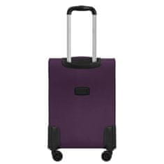 AVANCEA® Cestovní kufr GP9196 Dark purple 4W fialový S 58x38x24 cm