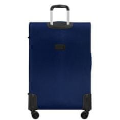 AVANCEA® Cestovní kufr GP8170 Dark blue 4W modrý L 79x48x31 cm