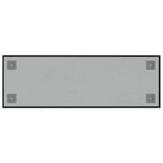 Greatstore Nástěnná magnetická tabule černá 60 x 20 cm tvrzené sklo