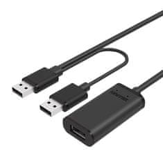 shumee UNITEK USB 2.0 ZESILOVAČ SIGNÁLU, 10M, PREMIUM