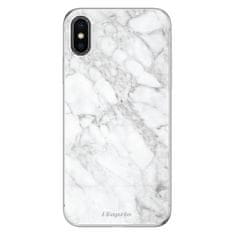 iSaprio Silikonové pouzdro - SilverMarble 14 pro Apple iPhone X