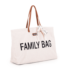 Childhome Cestovní taška Family Bag Teddy Off White