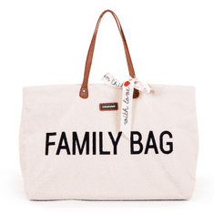 Childhome Cestovní taška Family Bag Teddy Off White