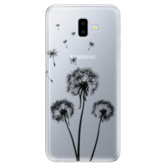 iSaprio Silikonové pouzdro - Three Dandelions - black pro Samsung Galaxy J6+