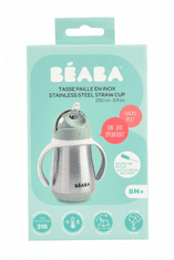 Béaba Hrnek termoizolační s brčkem nerez 250ml Sage Green