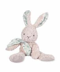 Kraftika Doudou šedý plyšový králík z bio bavlny 25 cm