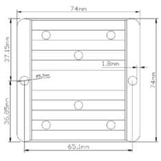 Aroso Měnič napětí lineární 24V na 12V / 15A