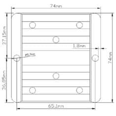 Aroso Měnič napětí lineární 24V na 12V / 20A