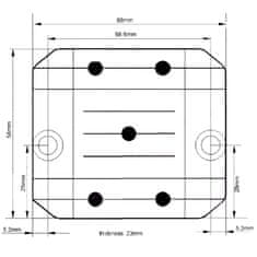 Aroso Měnič napětí lineární 24V na 12V / 5A