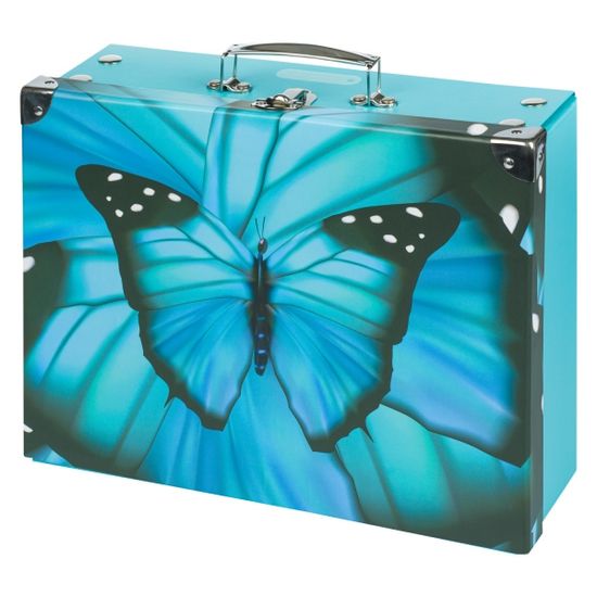 Presco Group BAAGL Skládací školní kufřík Butterfly s kováním