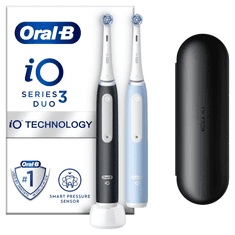 Oral-B sada elektrických zubních kartáčků iO Series 3 Duo Pack, Black & Blue