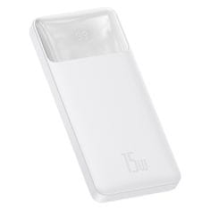 BASEUS Bipow powerbanka s digitálním displejem 20000mAh 15W PPBD050102, bílá