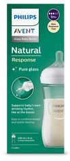 Philips Avent Láhev Natural Response skleněná 240 ml, 1m+