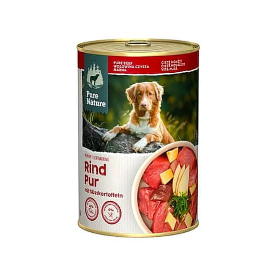 Pure Nature Dog Adult konzerva Hovězí PUR 400g