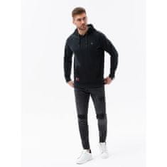 OMBRE Pánská mikina HOODIE V1 OM černá MDN121466 XXL