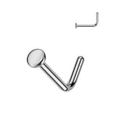 SPERKY4U Piercing do nosu placka 2mm - TITAN