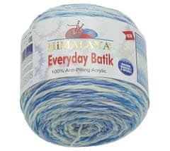 Himalaya Příze EVERYDAY BATIK - 140g / 350 m - modrá, bílá