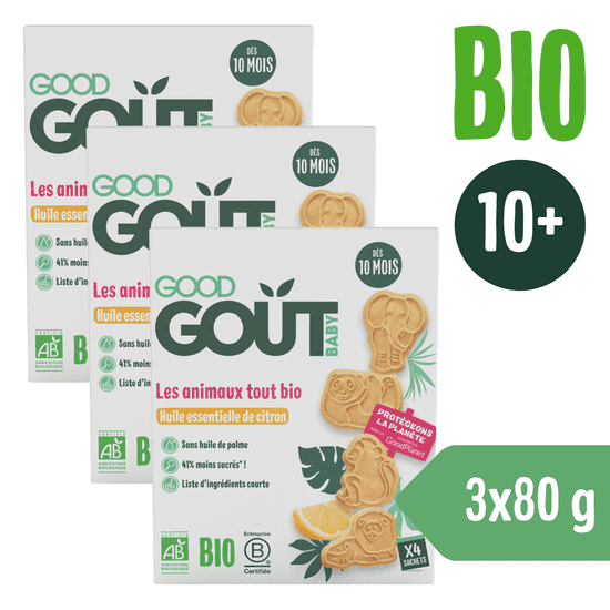 Good Gout BIO Citronová zvířátka 3x (80 g) 