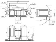 HADEX Infračervený měřič vzdálenosti 20-150cm, senzor GP2Y0A02YK0F, DOPR