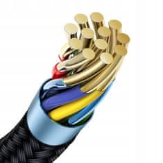 Mcdodo Mcdodo Lepicí úhlový kabel, rychlé nabíjení 90° LED micro USB 1,8 m černý | CA-7530